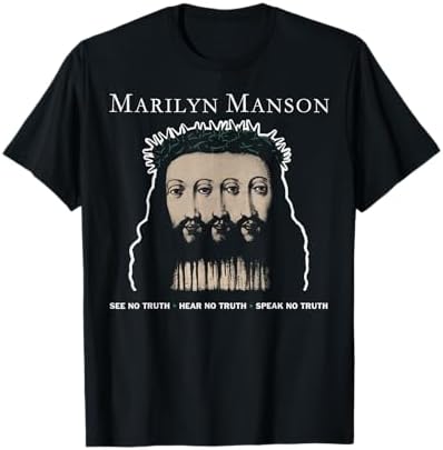 Amazon.com: Marilyn Manson Satan Cross T-Shirt : Clothing, Shoes